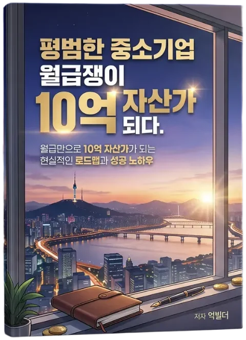 전자책 『평범한 중소기업 월급쟁이 10억 자산가 되다』 표지